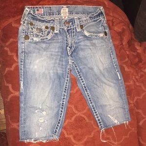 True Religion Jean Shorts